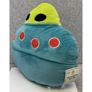 Target‎ Bullseye UFO Alien Pillow 2024 Halloween Plush Alien Flying Saucer